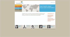 Desktop Screenshot of goodstonegroup.com